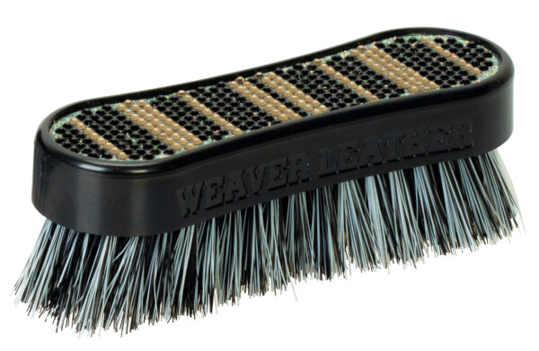 SM GROOM BRUSH,STRIPED BK/GOLD